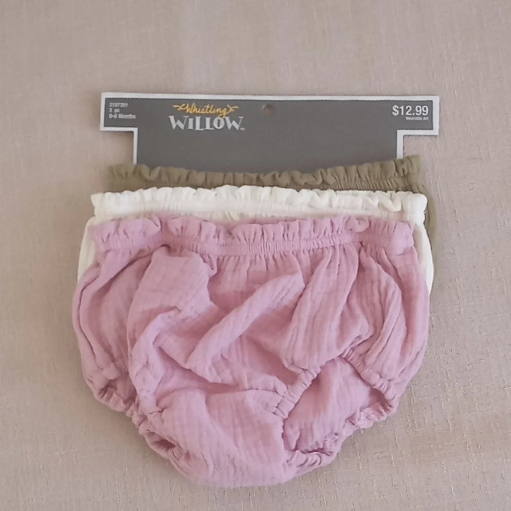 Diaper covers. set of 3. 0-3 months size